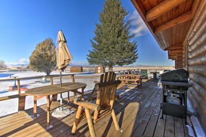 Dillon Log Home with Hot tub by Beaverhead and Hiking Dillon