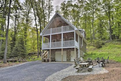 Cozy Old Forge Home with 2 Porches Fire Pit Hot Tub