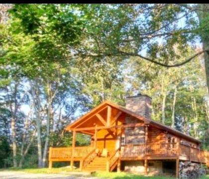 2 BR Cabin with Hot Tub Deck Fire Pl - image 2