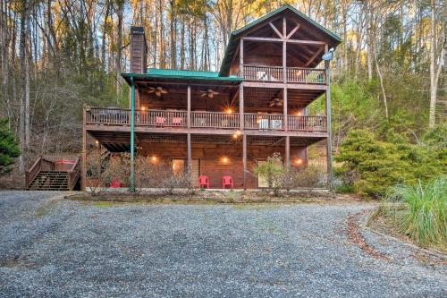 Riverfront Rosewater Cabin with Hot Tub Game Room! - main image