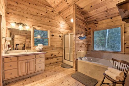 Riverfront Rosewater Cabin with Hot Tub Game Room! - image 4