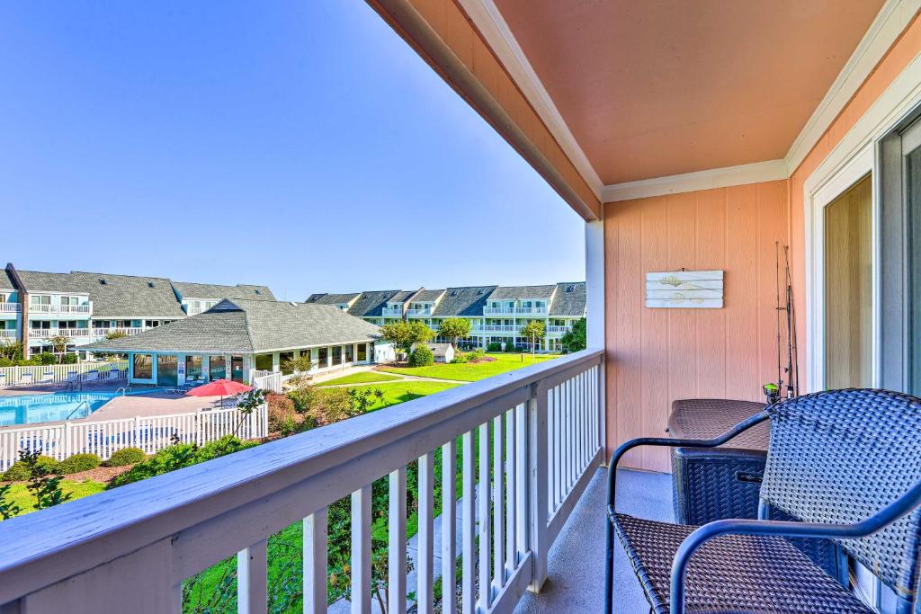 Oceanfront Emerald Isle Condo Walk to Beach! - main image