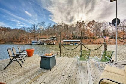 Floating Cabana Exotica on Grand Lake with 2 Docks Eucha Oklahoma