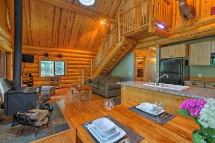 Secluded Log Cabin in NW Michigan with Fire Pit and Deck - image 13