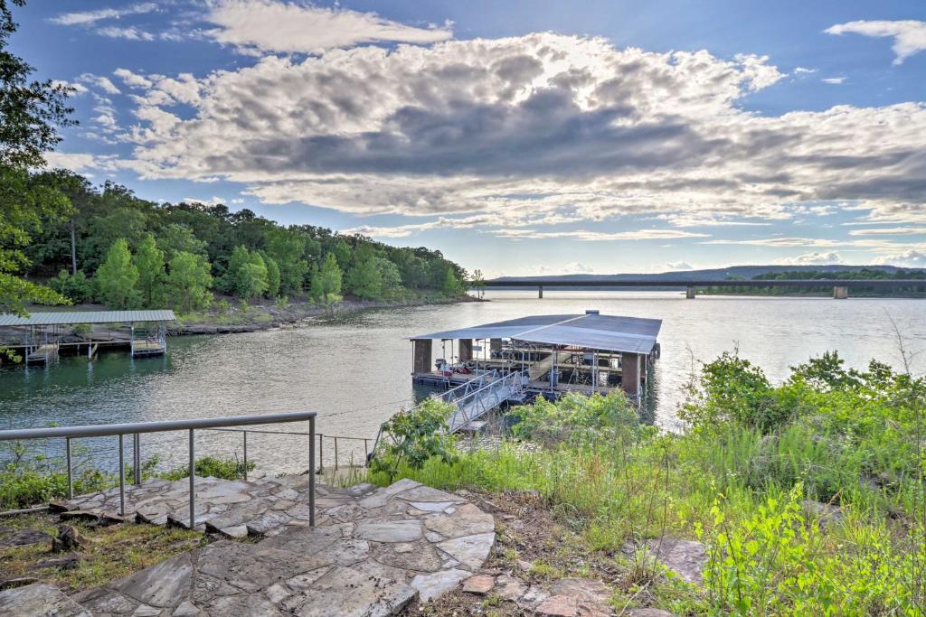 Upscale Lake Retreat with Boat Slips on Greers Ferry! - main image