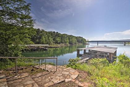 Greers Ferry Lakefront Home with Deck and Boat Slips Fairfield Bay