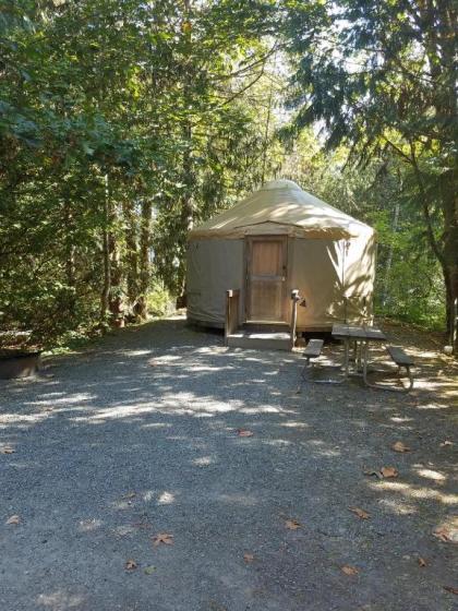 tall Chief Camping Resort Yurt 5 Fall City Washington