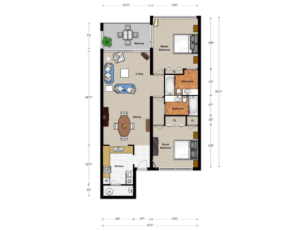 Amelia Island Oceanfront 2 Master Suites - image 5