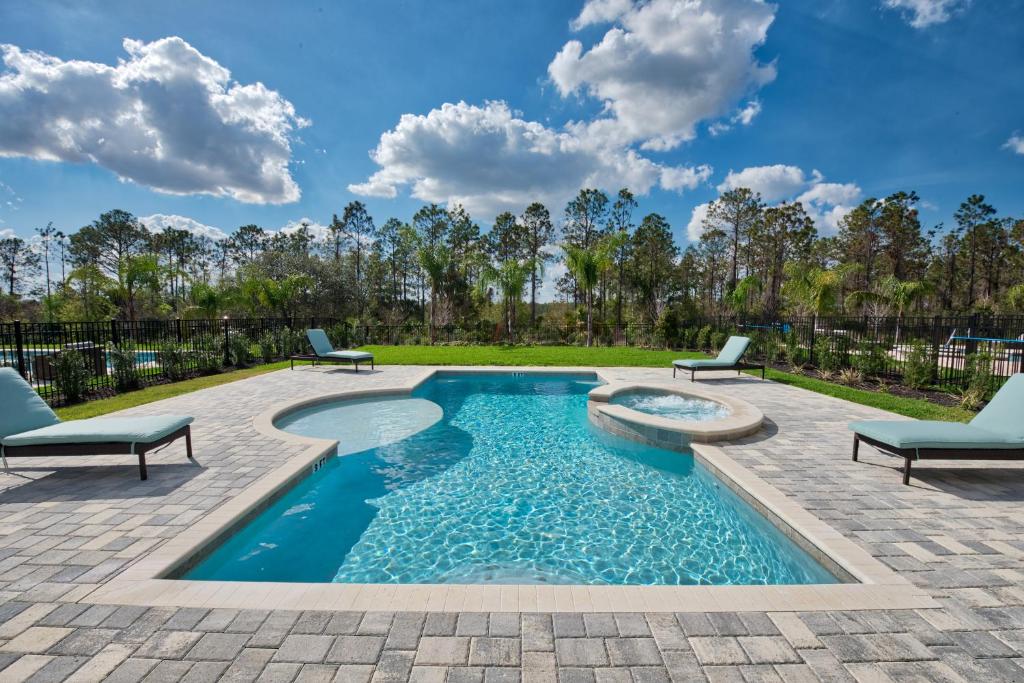 Chic Home with Private Pool near Disney World - 7706F - main image