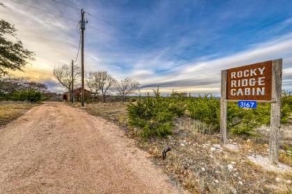 Rocky Ridge Cabin Fredericksburg