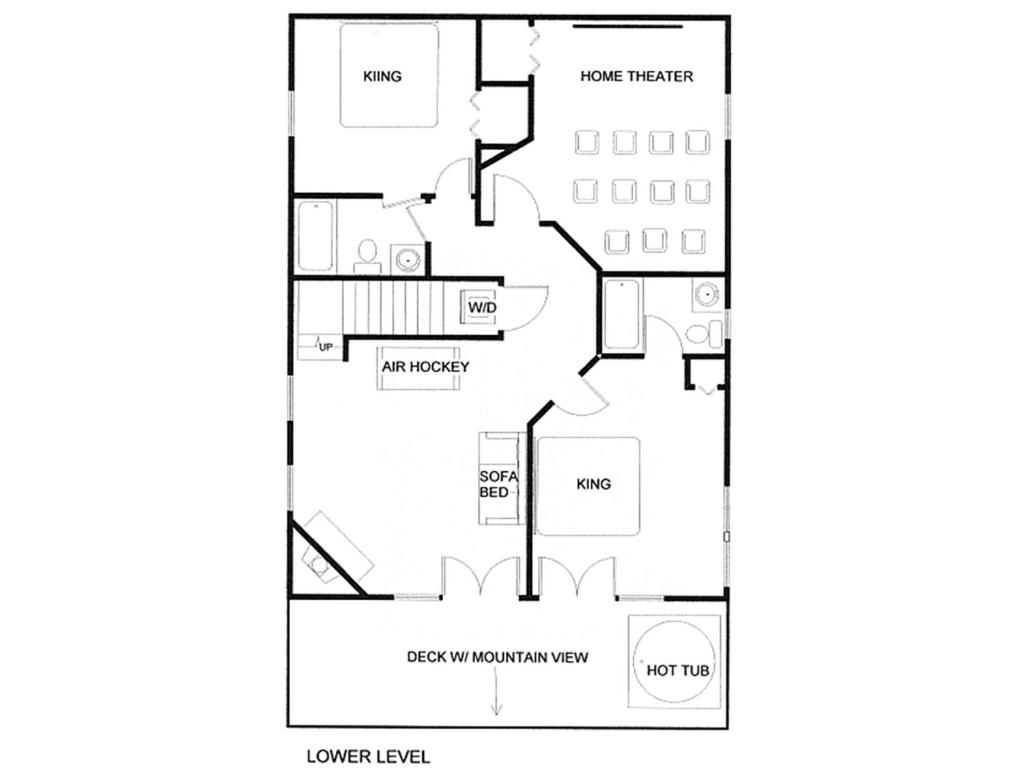 Bear's Eye View 4 Bedrooms Sleeps 14 Home Theater Gaming Hot Tub - image 4