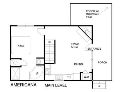 Americana 2 Bedrooms Sleeps 6 View Pool Access Hot Tub Fireplace - image 2