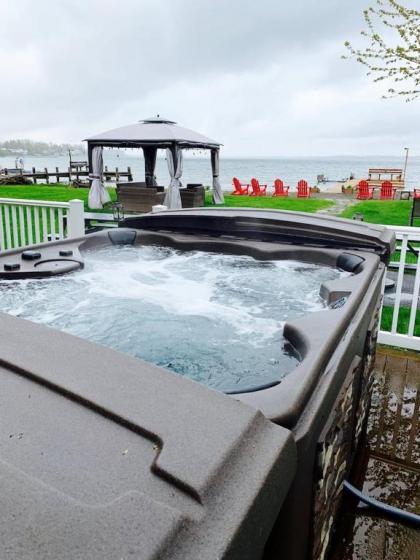 Break Away Hot tub theater game room Geneva New York