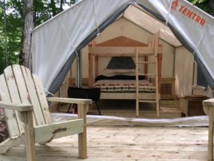 Luxury tents in Gilboa New York