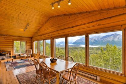 Cabin with Glacier and Mtn Views Walk to Matanuska River