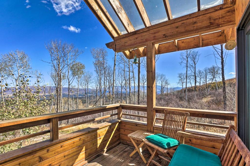 Modern Cabin with Balcony Views and Fireplace! - main image