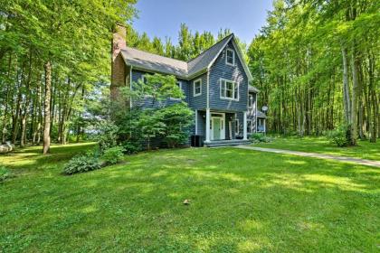 Lakefront Gobles Home with Private Dock and Boats Gobles