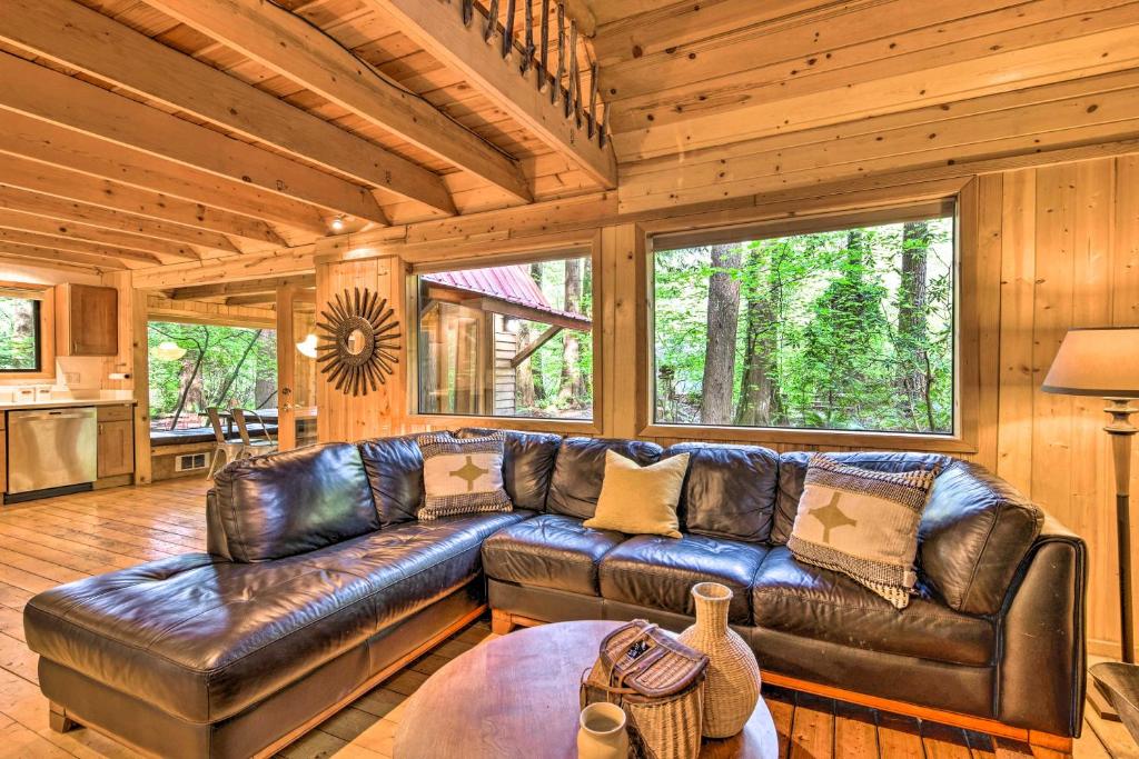 3 Enchanting Riverfront Cabins with Hot Tub! - image 3