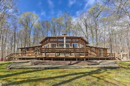 Family Home with Deck Walk to Big Bass Lake!