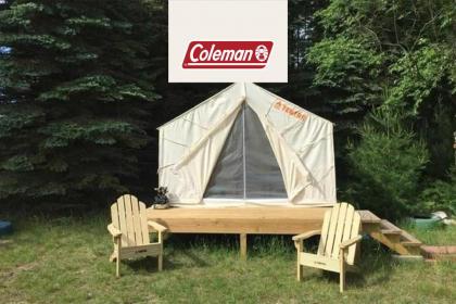 Luxury tents in Grawn Michigan