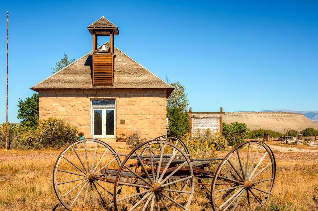 Converted Historic Schoolhouse with Hot Tub and Views! - main image