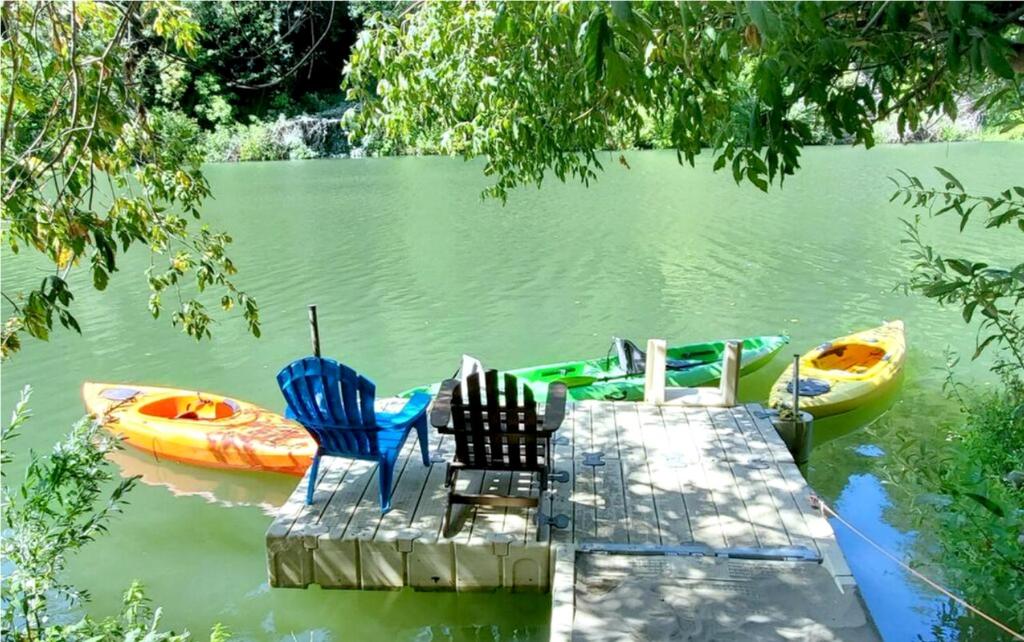 Reflections! Seasonal Dock & Kayaks!! Hot Tub!! Fire Table! BBQ! HUGE yard! Horseshoes! Dog Friendly! - main image