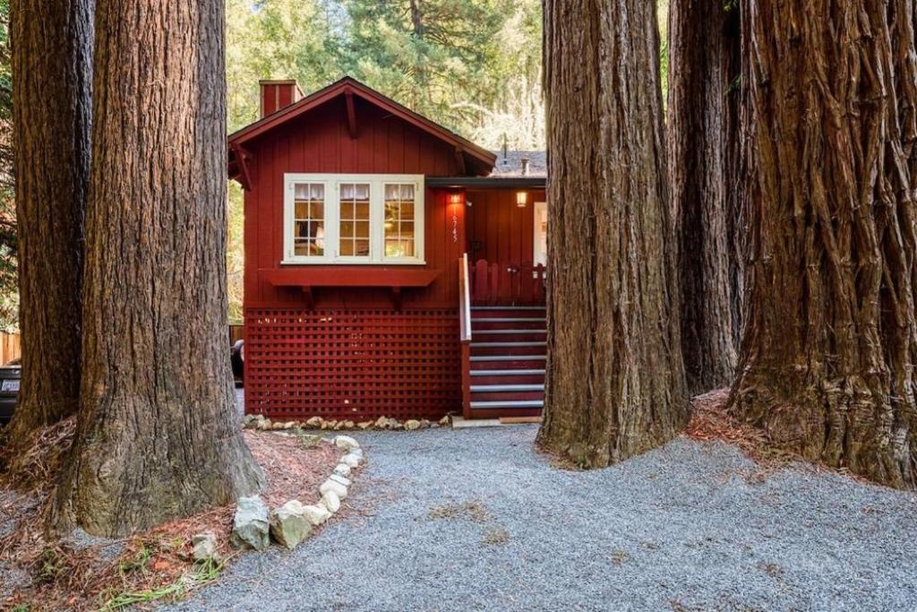 Redwood Retreat! Redwoods! Walk to River!! Hot Tub!! BBQ! Central Air!! - main image