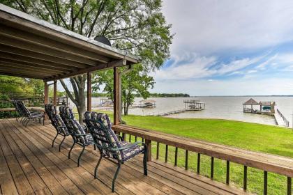 Cedar Creek Lakefront Home with Dock and Game Room Gun Barrel City Texas