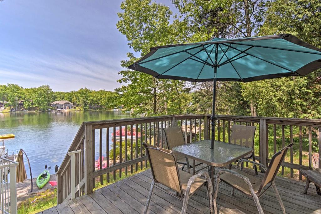 Waterfront Lake Cabin with Boat Dock Fire Pit and Kayaks - main image