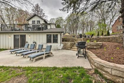 Big Cedar Lake House Views 100 Ft to Water Hartford Wisconsin