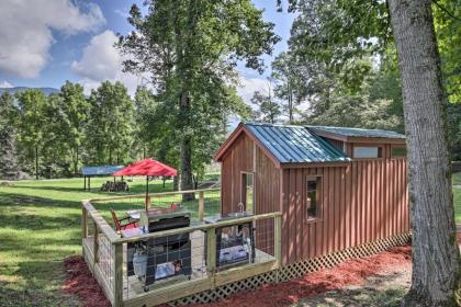 tiny Home in Hayesville with Deck Near trails