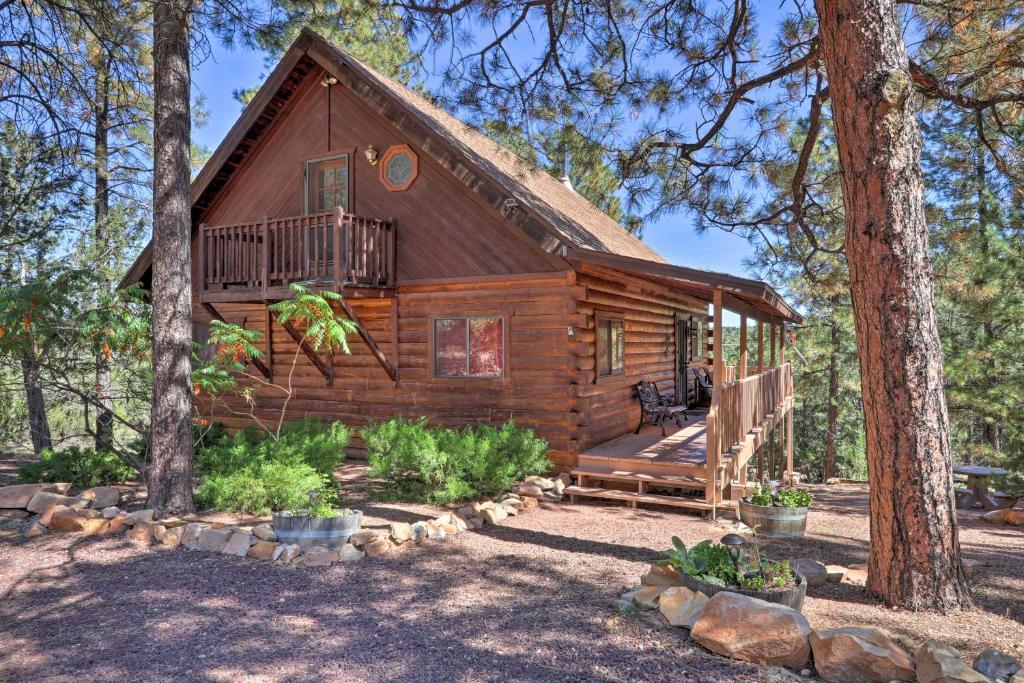 Charming Rustic Cabin in the Pines with Deck and Views! - main image