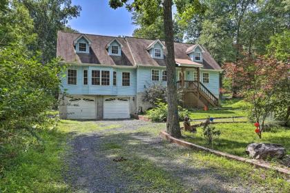 Home with Hot tub Fire Pit Koi Pond Walk to Lake Henryville