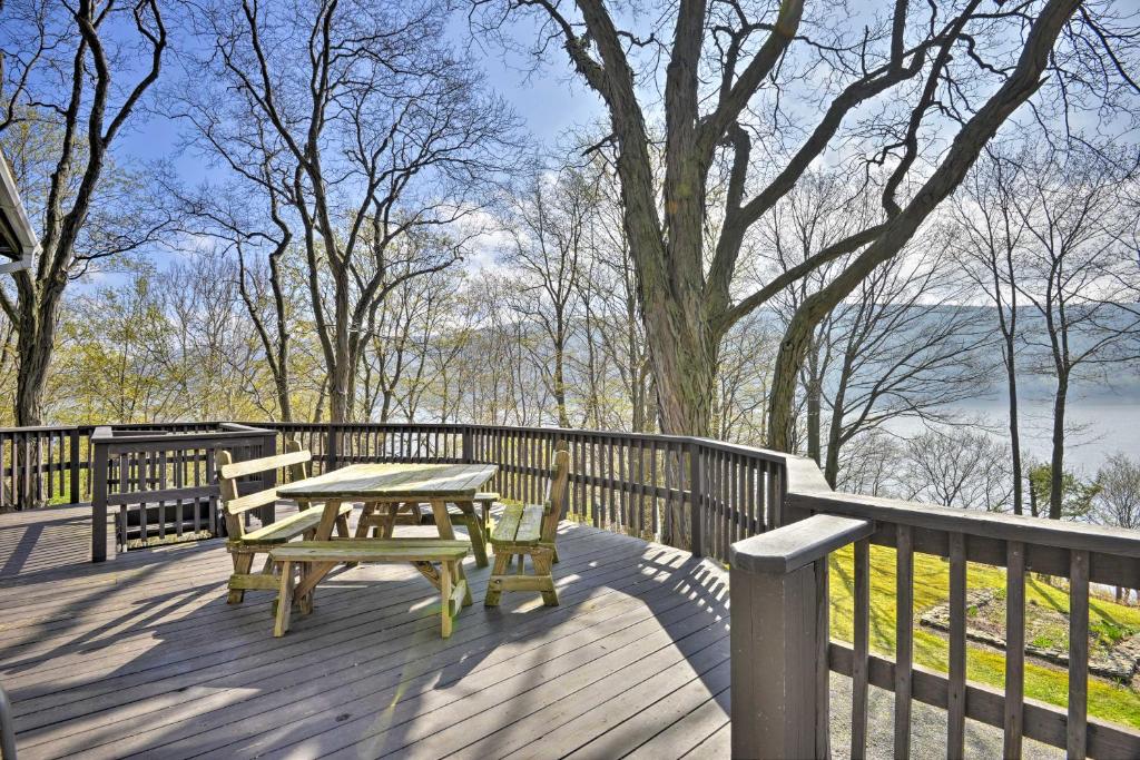 Waterfront Skaneateles Lake Home with Beach! - main image