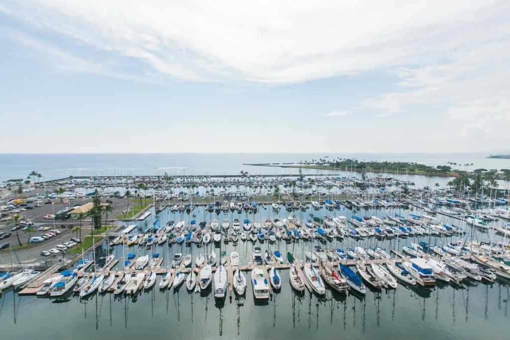 Ilikai Marina 1584 Yacht Harbor View 1BR - main image