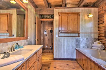 Luxury Log Cabin with 5 Private Acres and Hot Tub! - image 14