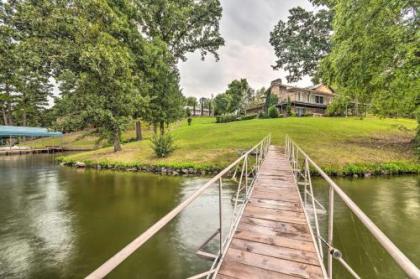 Lakefront Hot Springs Home with Hot tub and Dock