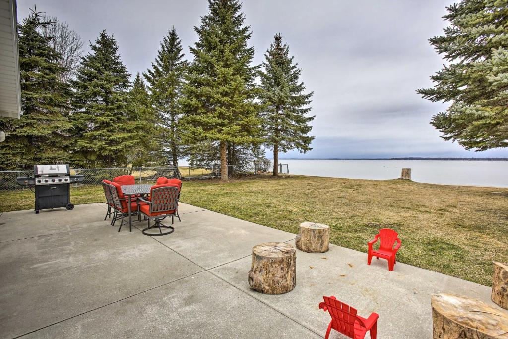 Prudenville Lakefront House with Yard and Private Dock - image 2