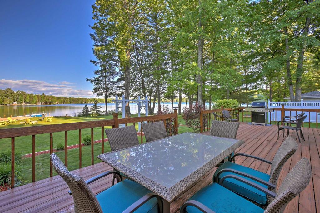 Interlochen Lakehouse with Deck Fire Pit and Dock! - main image