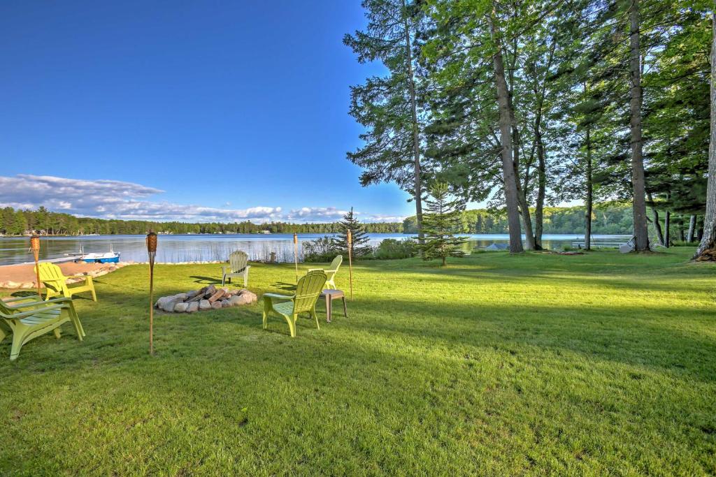 Interlochen Lakehouse with Deck Fire Pit and Dock! - image 7