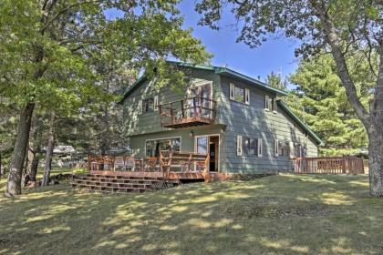 Lakefront Cabin with Boathouse Canoe Deck and Sauna!