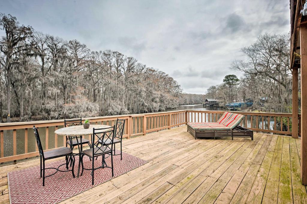 Waterfront Karnack Home with Deck and Boathouse! - main image