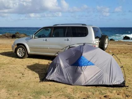 SUV With Camping Gear book your own campsite Unlimited Miles Car Pickup & Dropoff Location close to Airport