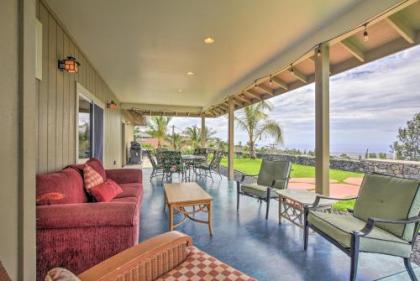 Kailua-Kona Home w/View Mins From Coffee Country!