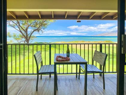 Waiohuli Beach Hale D227 - Aloha La'i - Oceanfront/1b1b/Wifi/AC/Cable/Pool/Extras