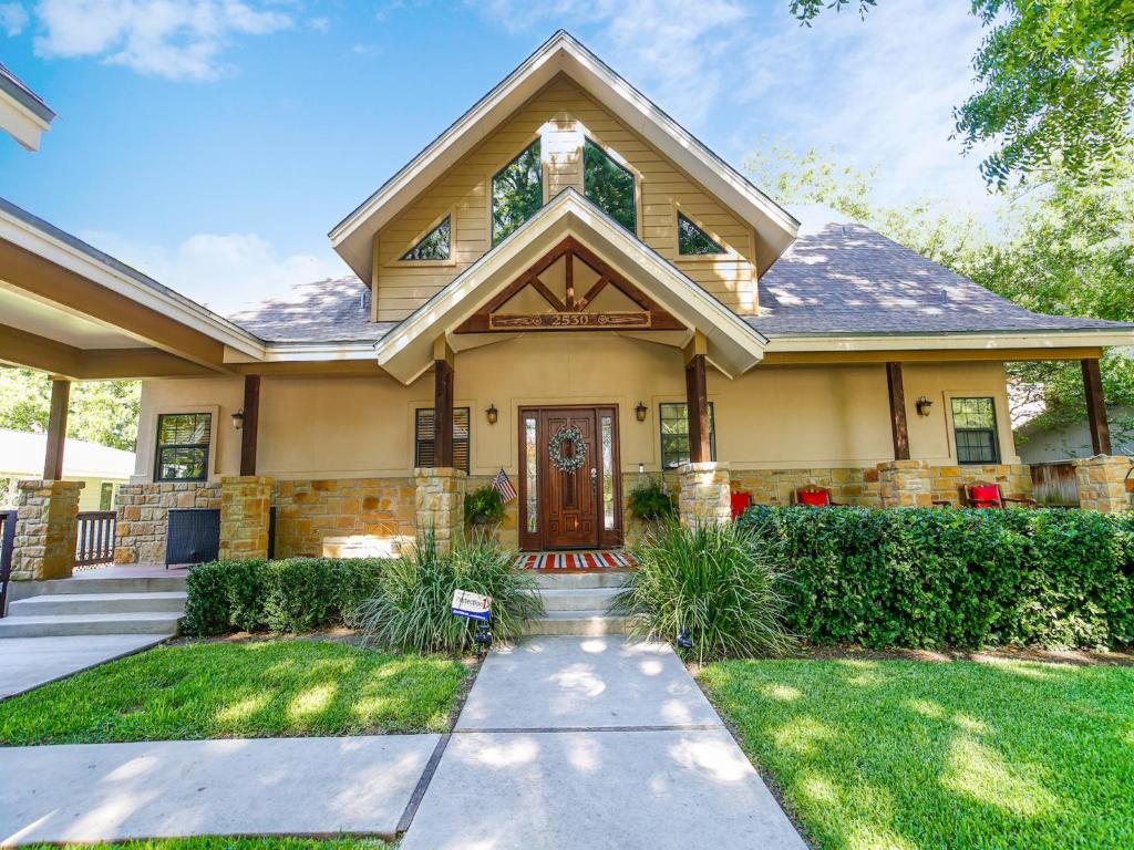 Lake LBJ Waterfront House w/ Private Boat Slip Swimming Area with Steps to the lake - main image