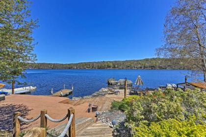 Grand Lakefront Home with Dock in the Hideout