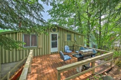 Quiet Cabin on Glen Lake with Boat Dock and Deck!