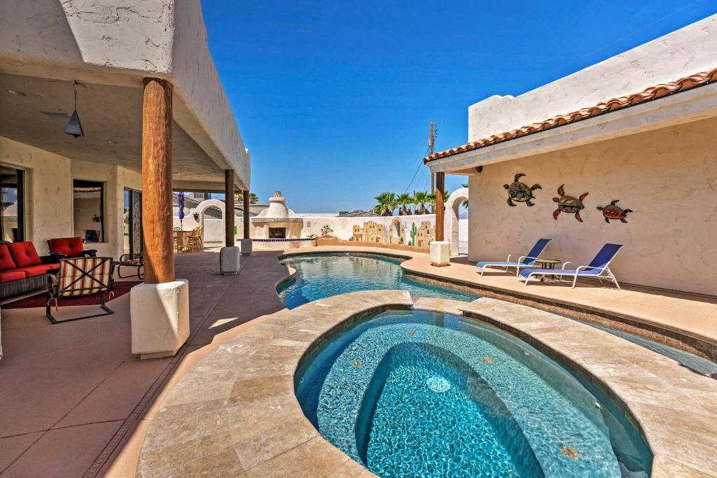 Deluxe Adobe Hideaway with Outdoor Pool and Spa! - main image