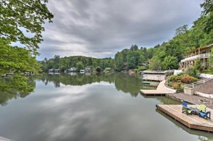 Waterfront Lake Lure Home with Loft and 2-Story Deck! - image 1